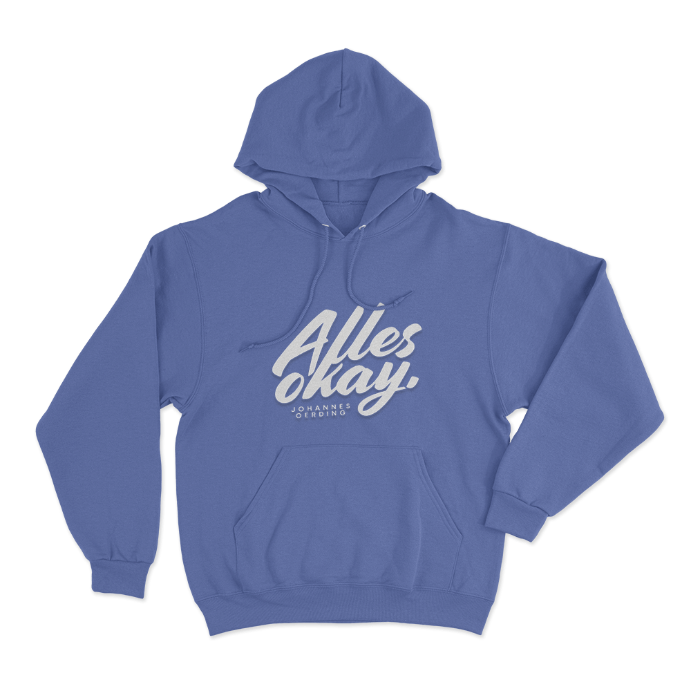 Alles Okay Unisex Hoodie Blue Alles Okay Unisex Hoodie Blue