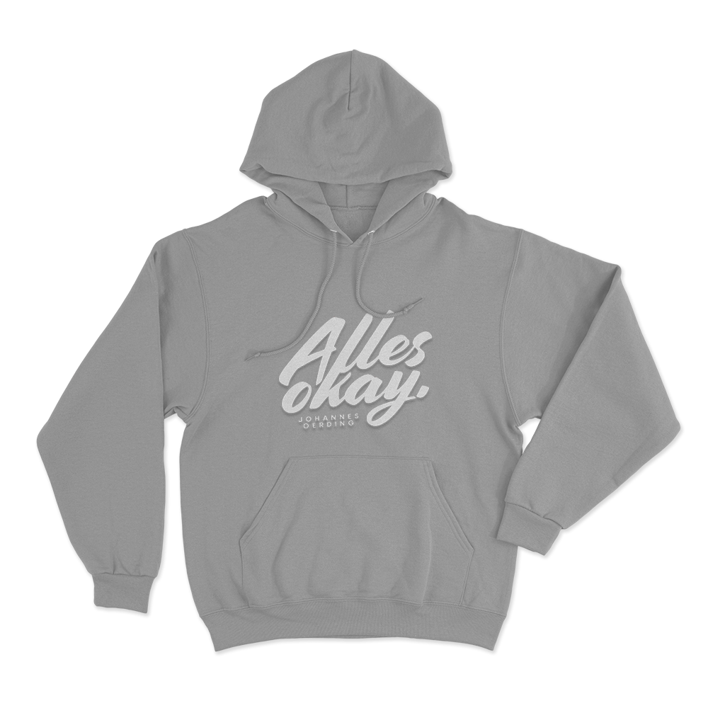 Alles Okay Unisex Hoodie Grey Alles Okay Unisex Hoodie Grey