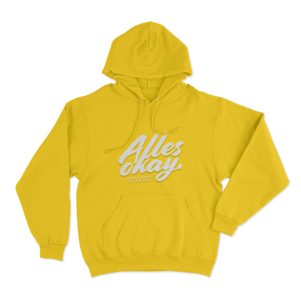 Alles Okay Unisex Hoodie Yellow Alles Okay Unisex Hoodie Yellow