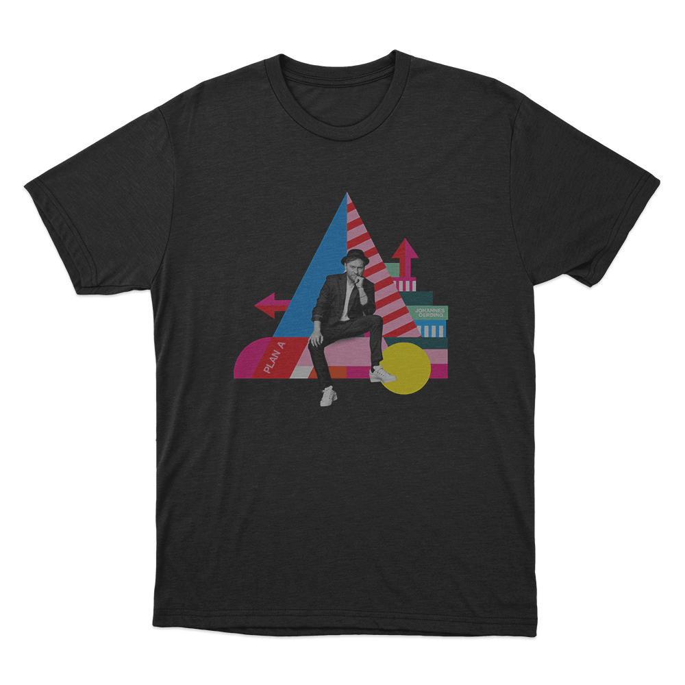 Johannes Oerding Plan A Cover Unisex T Shirt Black Johannes Oerding Plan A Cover Unisex T Shirt Black