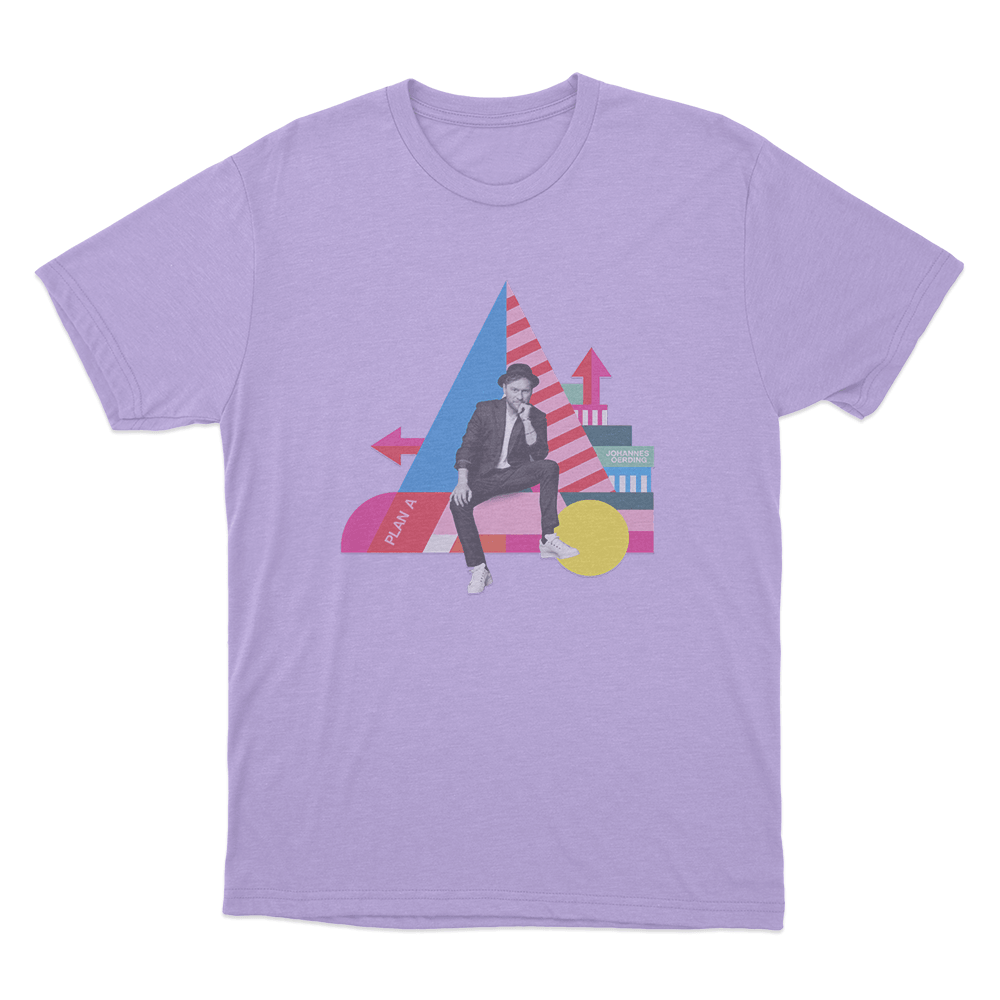 Johannes Oerding Plan A Cover Unisex T Shirt Purple Johannes Oerding Plan A Cover Unisex T Shirt Purple