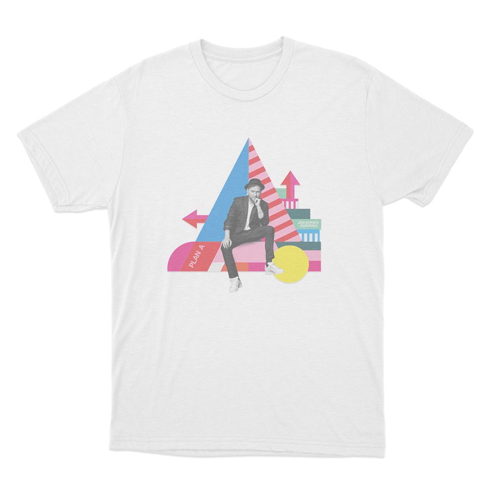 Johannes Oerding Plan A Cover Unisex T Shirt White Johannes Oerding Plan A Cover Unisex T Shirt White